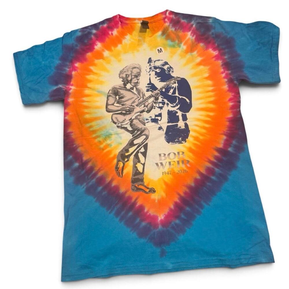 Bob Weir Tie-Dye Tribute T-Shirt Size M NWOT
